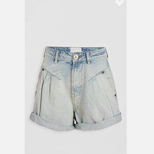 New OneTeaspoon Streetwalkers Baggy Cuffed High Waist 80's Shorts Women Sz 23